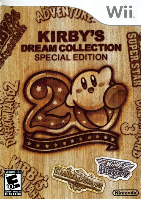 Kirby's Dream Collection: Special Edition (2012) Wii box cover art ...