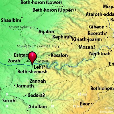 Bible Map: Lehi