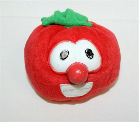 Vintage VeggieTales Bob the Tomato Plush Big Idea CR Gibson Stuffed Toy ...