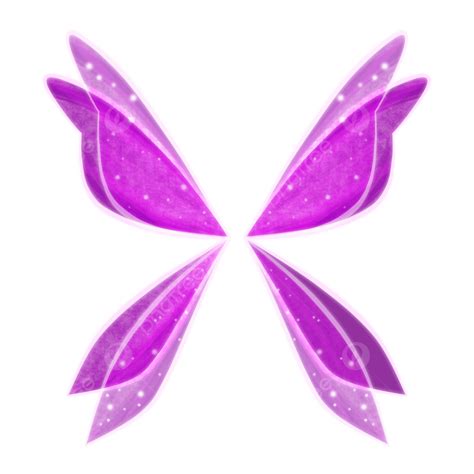 Fairy Wing PNG Image, The Beautiful Fairy Wings Glow Purple, Fairytale ...