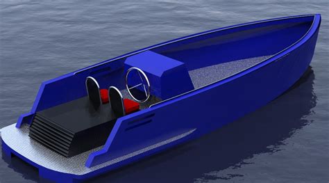 Dutch design modern ultimate Aluminium tender | Boat Design Net