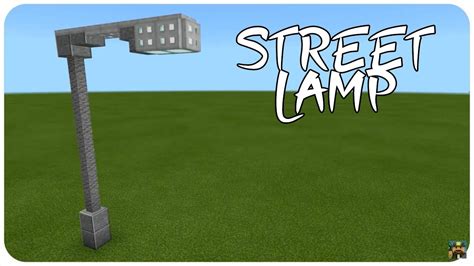 Modern Minecraft Street Lamp - Design Talk