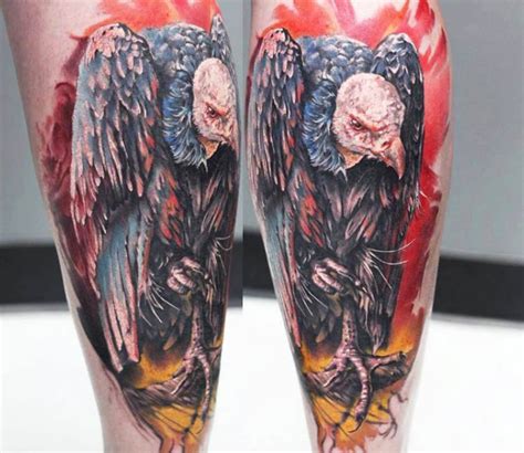 Vulture tattoo by Dmitry Vision | Post 13890