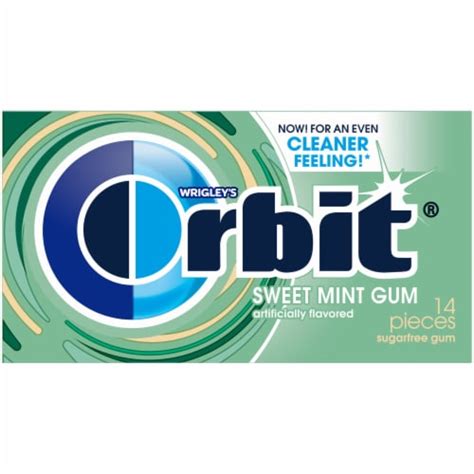 ORBIT Sweet Mint Sugar Free Chewing Gum, 14 ct - Fry’s Food Stores