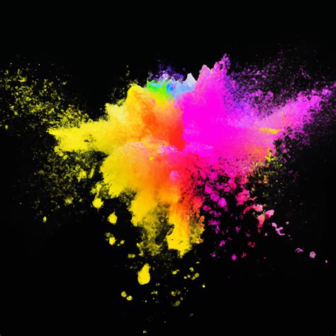 abstract color splash and explosion vector illustration. color splash ...