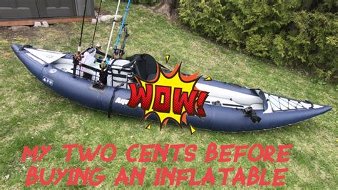 Inflatable Fishing Kayak Tips Before Buying - YouTube