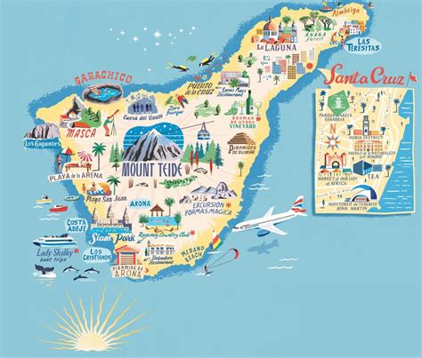 Tenerife Maps - The Tourist Maps of Tenerife to Plan Your Trip