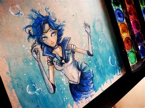 Anime Watercolor Painting at GetDrawings | Free download