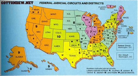 Map of Federal Courts – The Smokey Wire : National Forest News and Views