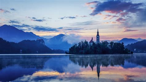 Lake Bled Slovenia Wallpaper download - Lake Bled HD Wallpaper - Appraw