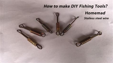 |Easy| How to make DIY Tool for fishing use Stainless steel wire at ...