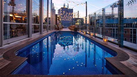 London hotels with pools - The Curtain Central London Hotel, Riverside ...