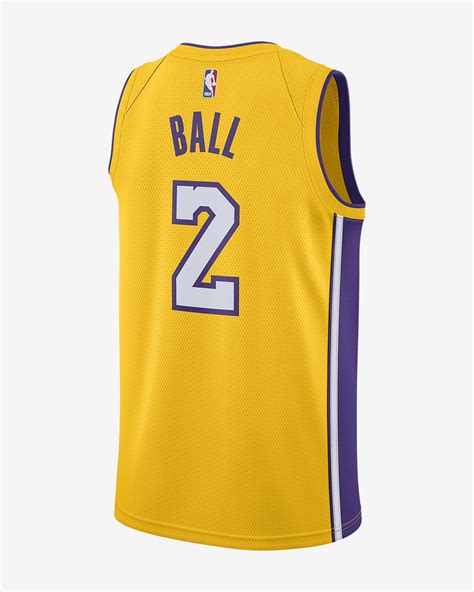 Lonzo Ball Icon Edition Swingman Jersey (Los Angeles Lakers) Men's Nike ...