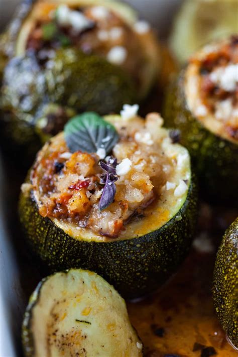 Vegan Baked Stuffed Squash - Vibrant plate