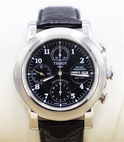 Men's Tissot Automatic Chronograph Watch, Model T166/266, Valjoux 7750 ...