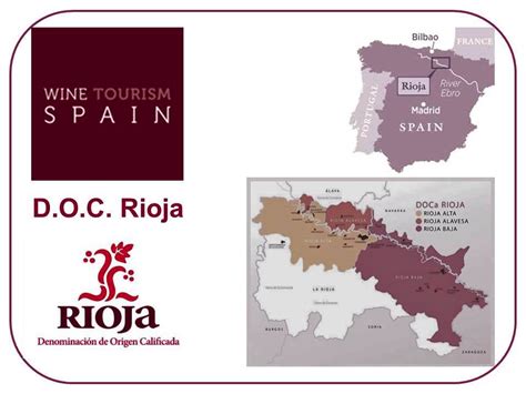 Rioja wine map