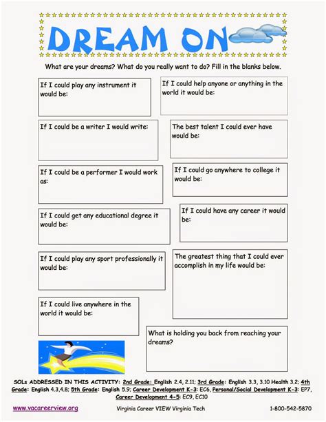 Free Counseling Worksheets For Elementary Students