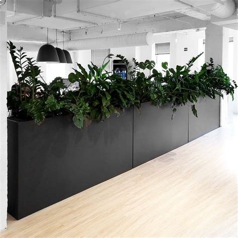 Modern Elite Divider Powder-Coated Aluminum Planter - 6121R | Open ...