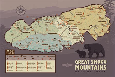 Exploring The Great Smoky Mountains National Park Map In 2023 - Map Of ...