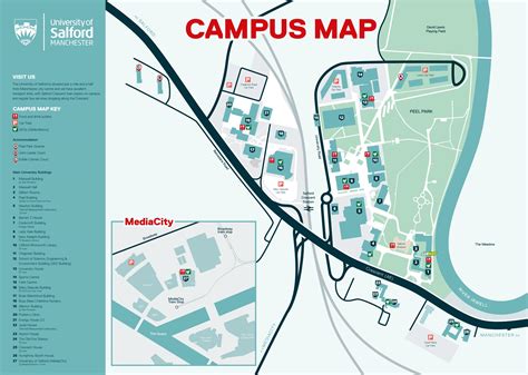 University of Salford: Campus Map by University of Salford - Issuu