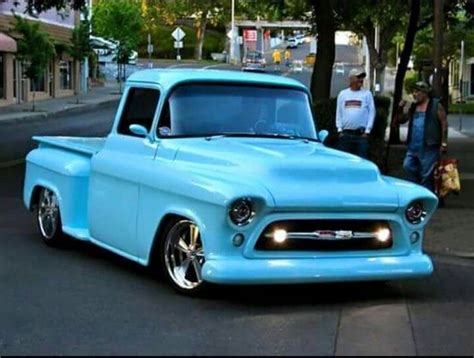 57' custom | Classic chevy trucks, 57 chevy trucks, Chevy pickup trucks