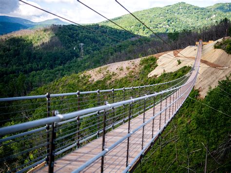 Walk across the Gatlinburg SkyBridge, North America's longest ...