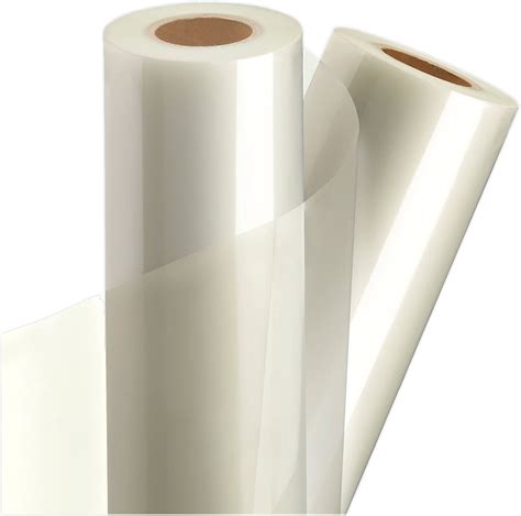 Buy Clear Adhesive Vinyl Laminate, 12"x15FT Clear Vinyl Lamination ...