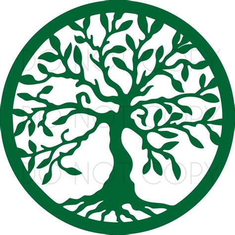 Tree Of Life SVG DXF Cut Print Design for Cricut, Silhouette, printers ...