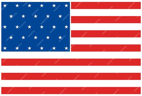 Premium Vector | Flag of united states of america vector illustration ...