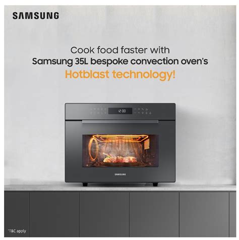 Samsung's microwave oven boasts unique features that go beyond heating ...