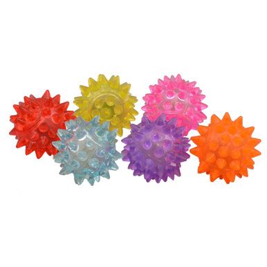 Amazing Pet Spikey Light Up Cat Ball, Color Varies