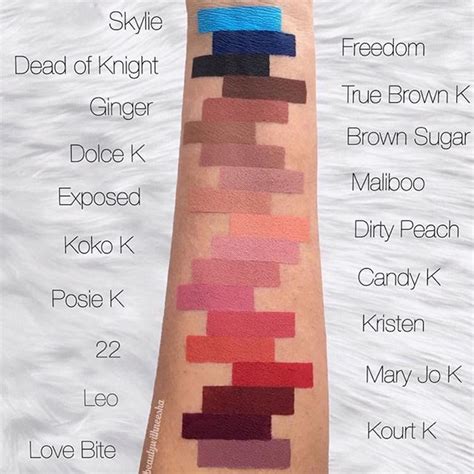 @kyliecosmetics: Beautiful swatches by @beautywithneesha ️ … | Kylie ...