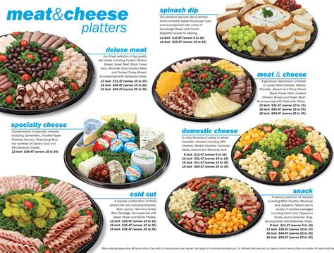 costco deli platters menu