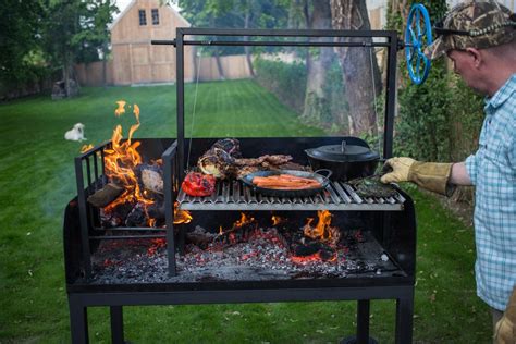 USA MADE 48 Argentine Wood Fired Parrilla Asado Grill Full-sized ...