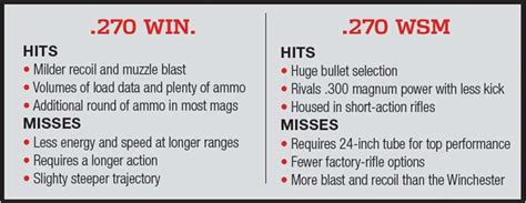 270 WSM Ballistics Chart