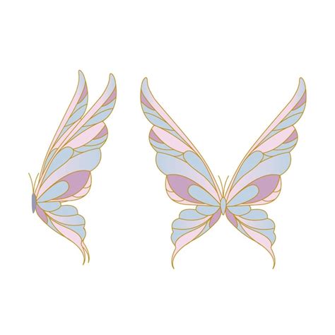 Premium Vector | A bright illustration of a butterfly on a white ...