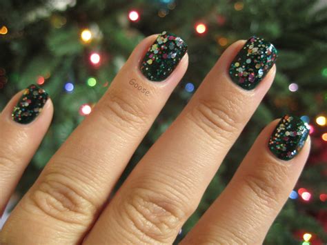 Goose's Glitter: The 12 Days of Christmas Nails: Day 1 - Christmas Tree ...