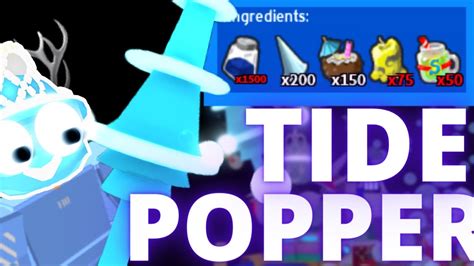 Buying The Tide Popper | Roblox Bee Swarm Simulator - YouTube