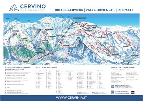 Cervinia Ski Resort Piste Maps