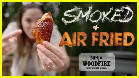 Smoked Air-Fried Chicken Wings | Ninja Woodfire Outdoor Grill Recipes ...