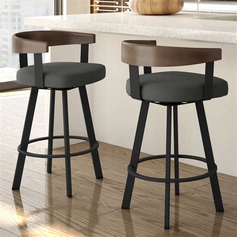 Amisco Lars Swivel Counter and Bar Stool - Bed Bath & Beyond - 24014760 ...