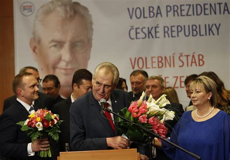 Czech president wins re-election over pro-Western foe