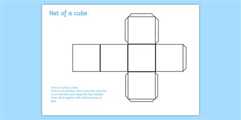 Cube Net - Mathematics Resource (teacher made)