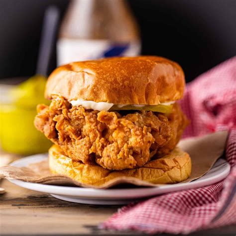 Crispy Chicken Sandwich: Better than fast food! -Baking a Moment