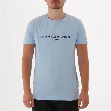 Tommy Hilfiger Logo T-Shirt | Chambray Blue | MW0MW11465