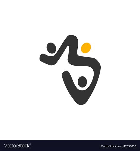 Association logo template icon brand identity Vector Image