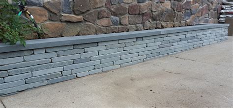 Tumbled Bluestone Wall