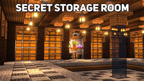 Minecraft: Underground Storage Room Tutorial (how to build 1.19) - YouTube