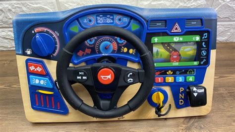 Melissa and Doug Vroom and Zoom Interactive Wooden Dashboard Steering ...