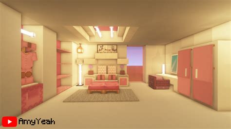 Hi guys. I built a pink modern bedroom. what do you think? : r/Minecraft